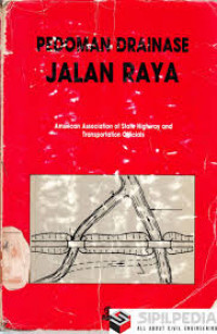pedoman drainase jalan raya