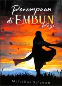 perempuan di embun pagi